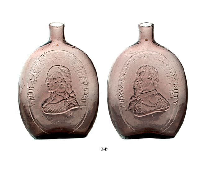 GI-43 • Washington / Taylor Portrait Flask - Pink