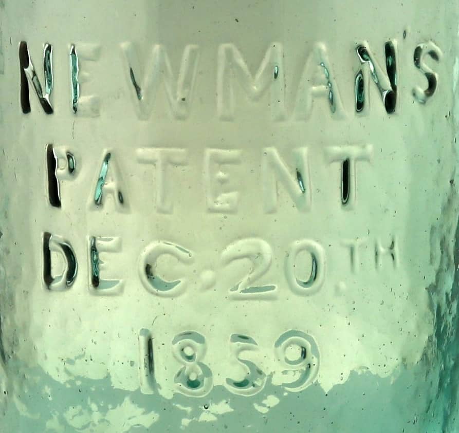 Newman's Patent Dec 20th 1859 - Detail