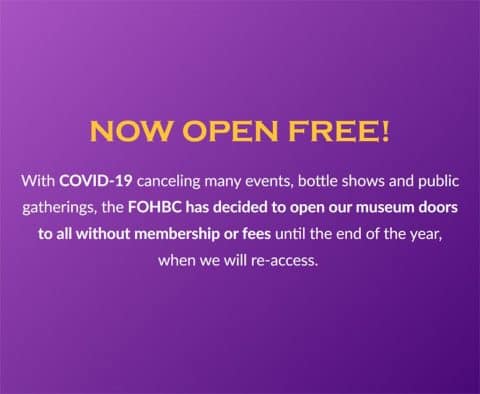FOHBC Virtual Museum: Now Open Free 2020