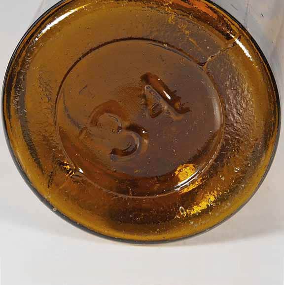 Globe Fruit Jar - Number On Base NAG