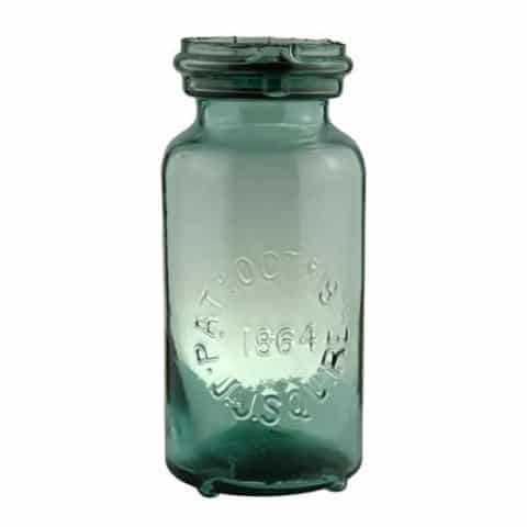 J.J. Squire Patd Octr 8 1864 Jar
